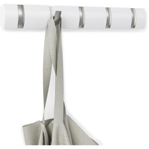 Produktbild für Garderobenleiste Umbra Flip 5, 318850-660, weiß