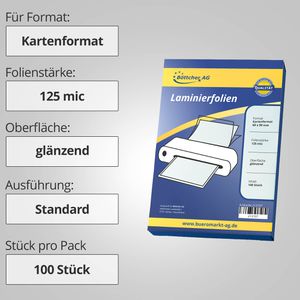 Produktbild für Laminierfolien Böttcher-AG Premium, 60 x 90 mm