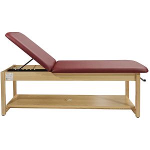 Produktbild für Behandlungsliege Teqler T146713, aus Holz, burgund