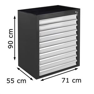 Produktbild für Schubladenschrank ADB 24804, aus Metall