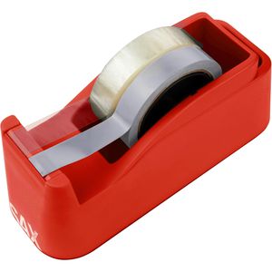 Produktbild für Klebebandabroller Sax Tape it easy, 0-729-01, rot