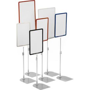 Produktbild für Infoständer Böttcher-AG beidseitig, grau, A3