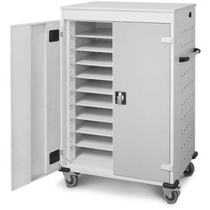 Produktbild für Laptopwagen Rotstahl 462362, grau
