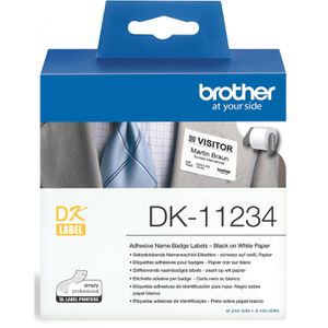 Produktbild für Brother-Etiketten Brother DK-11234, weiß