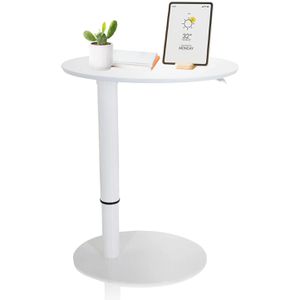 Produktbild für Beistelltisch hJh-OFFICE Stand III 830055, weiß, Holz / Metall