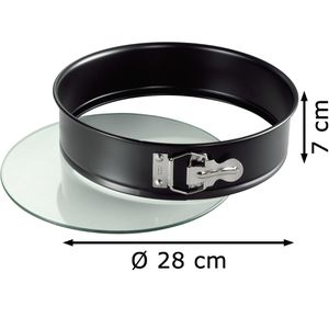 Produktbild für Backform Kaiser Inspiration, mit Glas-Flachboden, aus Stahl