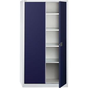Produktbild für Werkzeugschrank Bisley E722A03G, aus Metall, grau / blau