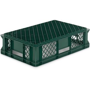 Produktbild für Eurobox Alpha-Paletten grün, 29 Liter, lebensmittelecht
