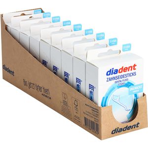 Produktbild für Zahnseide diadent ungewachst, 648 Sticks
