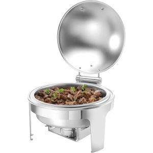 Produktbild für Chafing-Dish Hendi ProfiLine, silber satiniert, mit Brennpaste