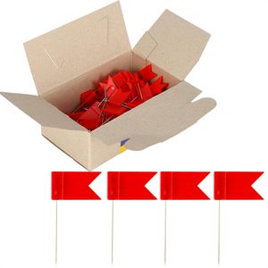 Produktbild für Markierungsfahnen Böttcher-AG rot