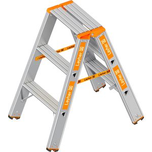 Stehleiter Layher Topic 1043, beidseitig begehbar