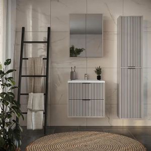 Produktbild für Badmöbel-Set Vicco Ruford, cashmere, 3-teilig