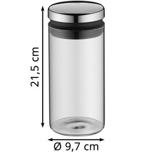 Produktbild für Vorratsglas WMF Depot 3201000861, mit Edelstahldeckel