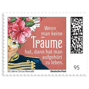 Produktbild für Briefmarken DeutschePost 50 Jahre Circus-Theater Roncalli, Set