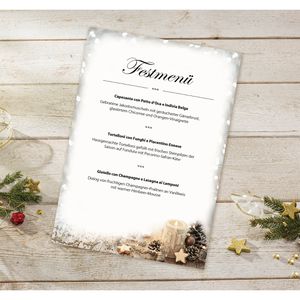 Produktbild für Weihnachtsbriefpapier Sigel DP450, Beige Christmas Candle