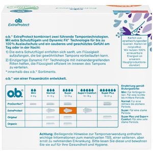 Produktbild für Tampons o.b. ExtraProtect Tag + Nacht
