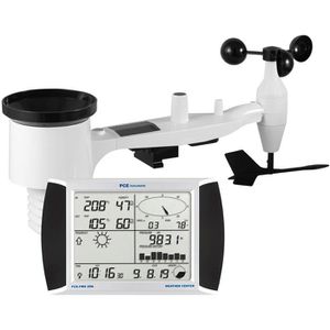 Produktbild für Wetterstation PCE FWS 20N, Funk, digital, Touchdisplay