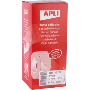 Produktbild für Klebeband APLI 12277, 19mm x 33m