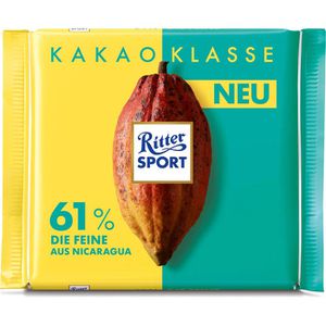 Ritter-Sport Tafelschokolade Die Feine 61%, Nicaragua, 100g