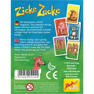 Produktbild für Kartenspiel Zoch 601105102, Zicke Zacke