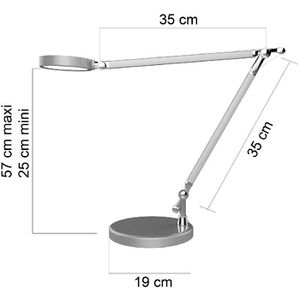 Produktbild für Schreibtischlampe Unilux Senza, mit LED