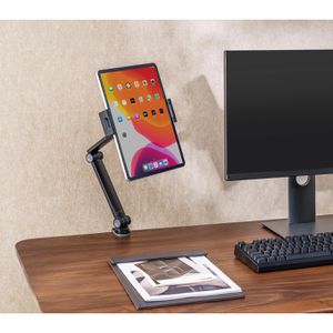 Produktbild für Tablet-Halterung myWall HT 33, schwarz, für Tisch