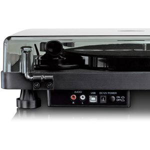 Produktbild für Plattenspieler Lenco L-30BK schwarz, mit USB