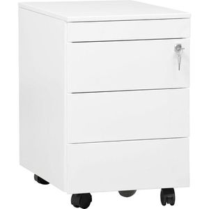 Produktbild für Rollcontainer G-Office MPS Delgo, aus Metall, weiß