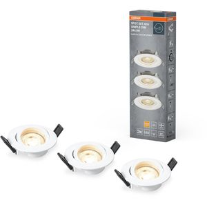 LED-Einbaustrahler OSRAM ADJ Simple, warmweiß