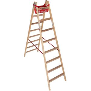 Produktbild für Stehleiter Euroline Nr. 10504, 1050408, beidseitig begehbar