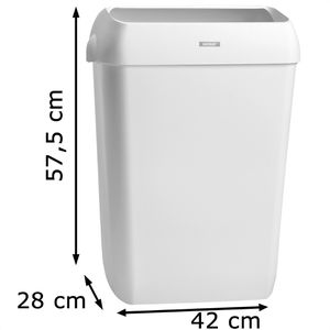 Produktbild für Mülleimer Katrin 91912, weiß