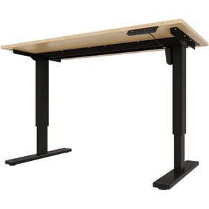 Produktbild für Schreibtisch Bisley E-StarterTech, eiche / schwarz