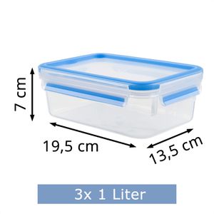 Produktbild für Frischhaltedose Emsa Clip&amp;Close 508558, aus Kunststoff