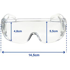 Produktbild für Schutzbrille Dräger X-pect 8140, transparent, Überbrille
