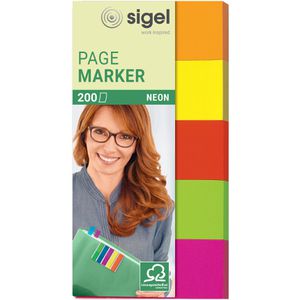 Haftmarker Sigel Page Marker, HN650, Neon