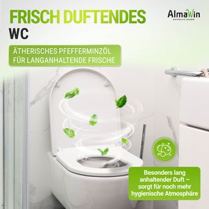 Produktbild für WC-Reiniger AlmaWin Frische Minze, WC Gel