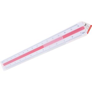 Produktbild für Dreikantmaßstab M+R 716300010 Kunststoff, 30cm