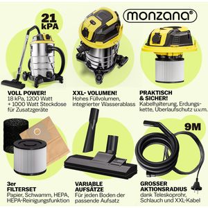 Produktbild für Nass-Trockensauger Monzana 110024