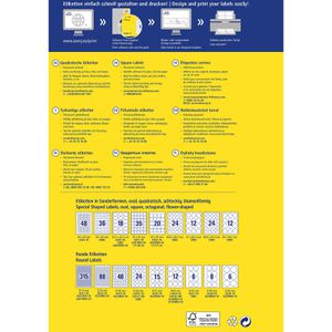 Produktbild für Universaletiketten Zweckform L7121-25, weiß