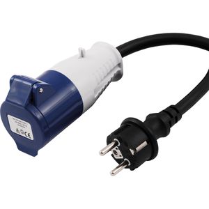 Produktbild für CEE-Adapter McPower 1300666, Länge 0,35 m