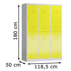 Produktbild für Spind ClassiX X-523236, gelb