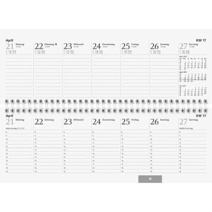 Produktbild für Tischkalender Glocken 5072321307, quer mit Register