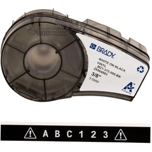 Produktbild für Schriftband Brady M21-375-595-BK-WT, 9,53mm