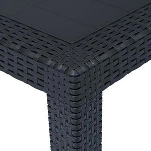 Produktbild für Gartentisch vidaXL 45602, Rattan-Optik