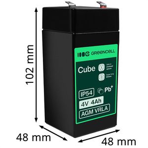 Produktbild für AGM-Batterie Green-Cell VRLA AGM37
