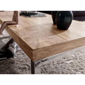 Produktbild für Couchtisch Wohnling Guna, WL1.458, aus Massivholz, akazie