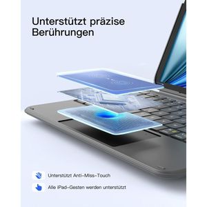 Produktbild für Tablet-Hülle Inateck KB04122, grau