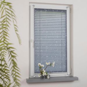 Produktbild für Plissee Liedeco Ranke, Klemmfix, grau