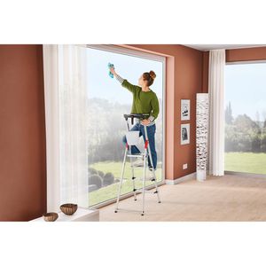 Produktbild für Stehleiter Hailo ComfortLine L80, 8040-407, mit Plattform